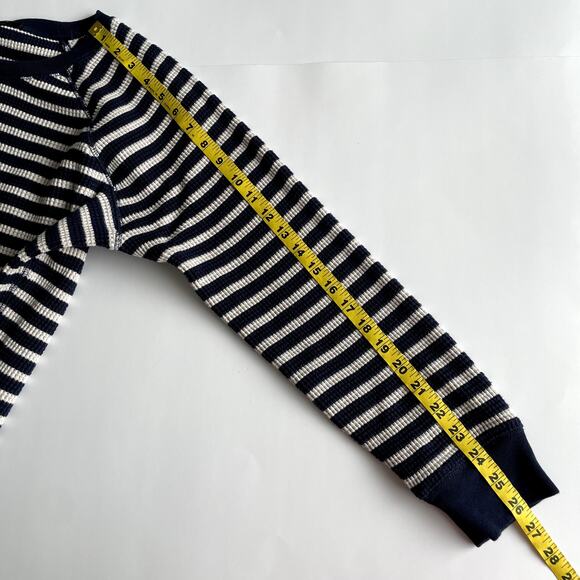 J.Crew Waffle Striped Sweatshirt Size M - Picture 16 of 16